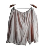 Junonia cotton blend Knit Peach shorts elastic waist pockets Sz 2X PJ ca... - $193.25 MXN