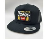 Zero Fuks Given Embroidered Patch Flat Bill Trucker Mesh Snapback Cap Hat - $21.77