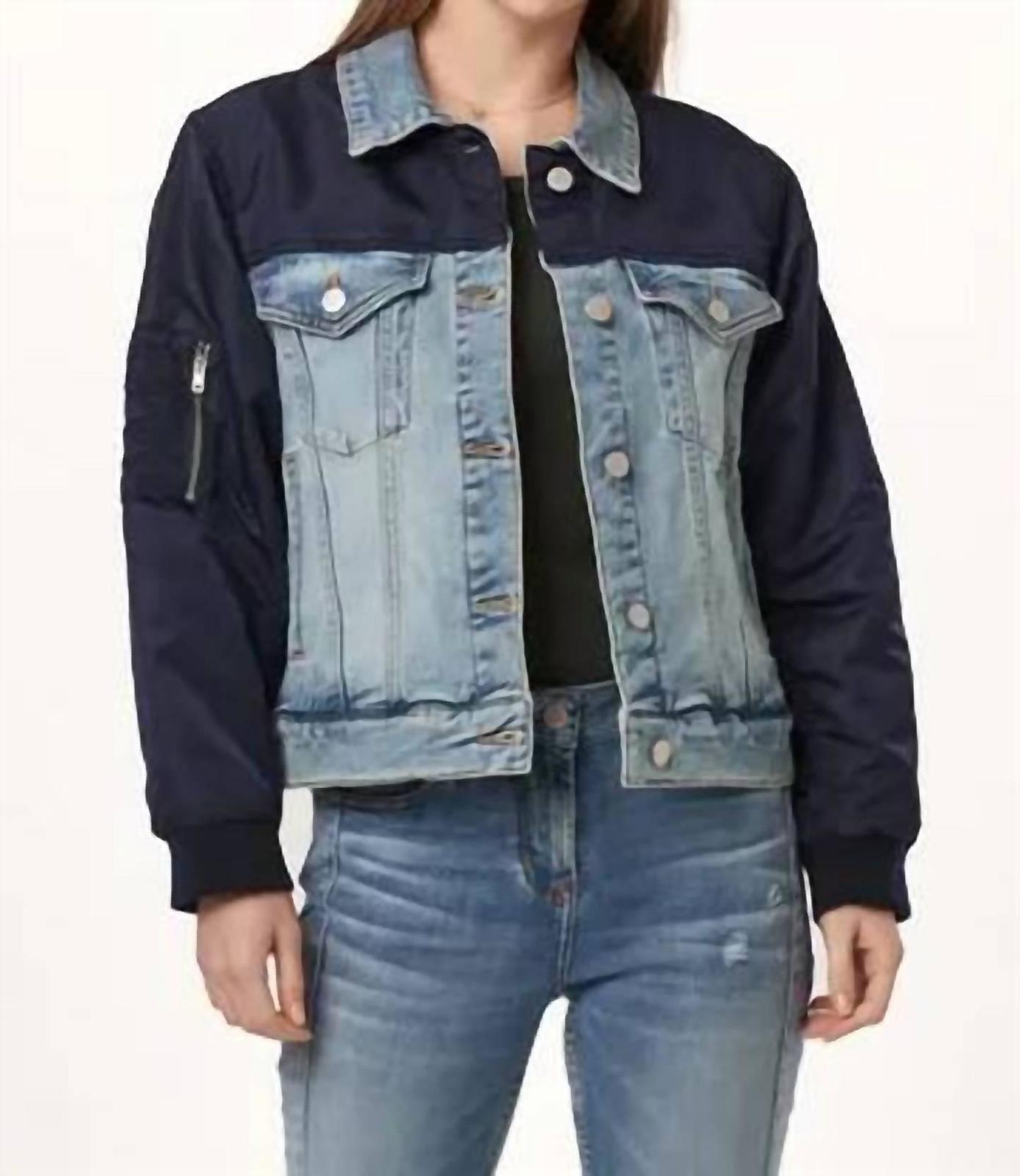 Dear John Denim contrast denim jacket size L - $82.17