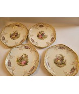 VtgRare Rosenthal Selb Germany Sanssouci 4 Set Plates with Romantic Scen... - £43.76 GBP