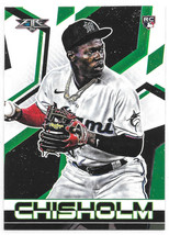 2021 Topps Fire #40 Jazz Chisholm Miami Marlins Rookie Card - £1.58 GBP