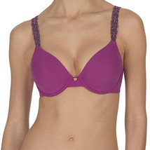 NATORI 732080 Rose Dream Custom Coverage Underwire Bra Sz 34D Wild Tulip - $26.33