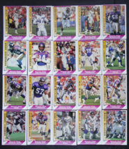 1991 Pacific Minnesota Vikings Team Set of 20 Football Cards - £3.92 GBP