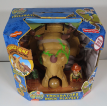 2008 Go Diego Go Triceratops Rock Playset by Fisher-Price Transforms Nickelodeon - £39.55 GBP