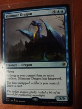 Shimmer Dragon Magic The Gathering Rare Throne Of Eldraine 317 - £2.41 GBP