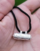 Talisman protection punjabi lucky taweet locket pendant black thread nec... - $9.81