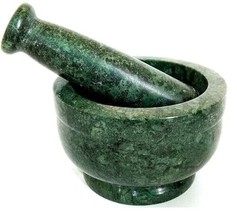 Green Marble Mortar and Pestle Set is a must-have kitchen accessory item... - $63.94