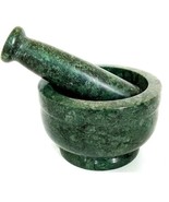 Green Marble Mortar and Pestle Set is a must-have kitchen accessory item... - $63.94
