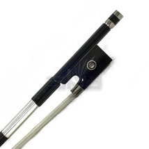 PAITITI 4/4 Violin Bow Blue Silver Inlaid Patterned Carbon Fiber Round S... - £15.68 GBP