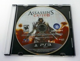 Assassin&#39;s Creed II Authentic Sony PlayStation 3 PS3 Game Disc &amp; Case 2009 - £1.75 GBP