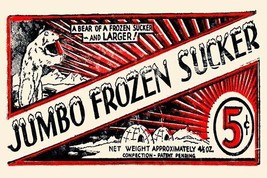 Jumbo Frozen Sucker 5?? 20 x 30 Poster - £20.76 GBP