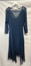 Komarov Dress Gorgeous Teal Blue Special Occasion Cocktail Dress XL- $50 - $168.27