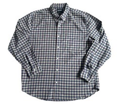 Bonobos Men’s Gingham Button Up Shirt Long Sleeve Sz XL Standard Fit Gre... - $12.82