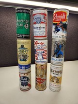 Lot Of 9 Vintage Metal Empty Beer Cans Pictured #15 - £9.51 GBP