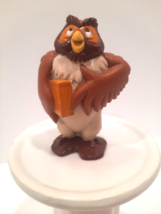 Disney Winnie the Pooh Owl 3&quot; Inch Plastic Figure Figurine Cake Topper - £5.70 GBP