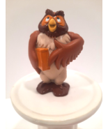 Disney Winnie the Pooh Owl 3&quot; Inch Plastic Figure Figurine Cake Topper - £5.66 GBP