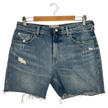 Everlane The Denim Shorts Womens 31 Distressed Raw Hem Organic Casual Su... - $31.67