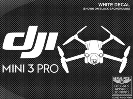 DJI Mini 3 Pro Window / Case Decal Drone Sticker - $9.95