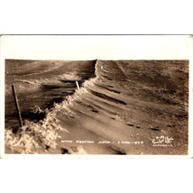 Antique RPPC Portrait Postcard, Wind Erosion Scene 1934, Rosebud Photo G... - $18.39