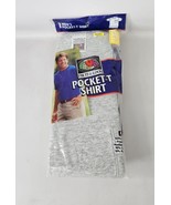 Fruit of the Loom Pocket-T Shirt Heather Grey Men’s Size 3XL 54-56 Vinta... - $351.69 MXN