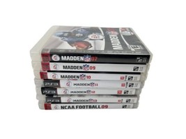 LOT OF (7) PS3 Video Game Bundle Madden Lot - £37.13 GBP