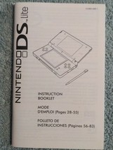 Nintendo Ds Lite Instructions Booklet Manual Only 2007 - £4.94 GBP