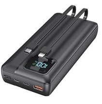 Safe Speed  ￼Portable Power Bank – 30W Fast Charging – LED Display – 4 P... - $55.34 CAD
