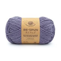 Lion Brand Yarn 843-114S Re-Spun Thick &amp; Quick Yarn, Dark Cherry - $16.15