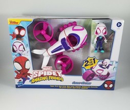 Spidey And His Amazing Friends Change &#39;N Go Ghost Copter, Disney JR Ghost-Spider - £19.77 GBP