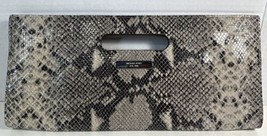 Michael Kors Snake Skin Clutch Very Nice Condition Very Clean No Wear - £25.47 GBP