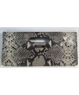 Michael Kors Snake Skin Clutch Very Nice Condition Very Clean No Wear - £25.60 GBP
