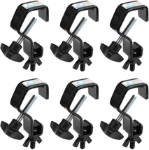 6 Pack Black Truss Clamps Stage Light Hook, Heavy Duty Iron C Clamp Fits... - $1,139.82 MXN