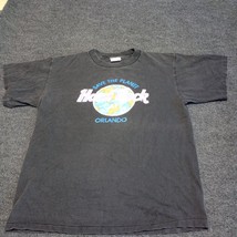 VINTAGE Hard Rock Cafe Orlando Save The Planet Shirt Adult Large Single Stitch - £28.18 GBP