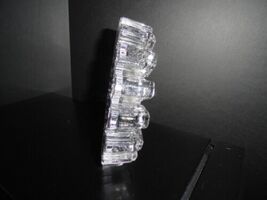 HEAVY CLEAR GLASS SPROCKET 7.5" DIAMETER  ASHTRAY image 5