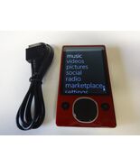 MICROSOFT  ZUNE  CUStOM  RED/BLACK  128GB. SSD...NEW  BATTERY... - $299.99
