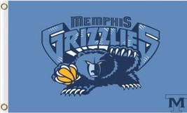 Memphis Grizzlies Team Flag 3X5Ft Polyester Banner - £12.32 GBP