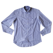 Harmont &amp; Blaine Cutaway Collar Formal Blue Shirt $249 WORLDWIDE SHIPPING - £70.07 GBP