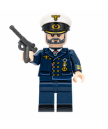 WWII German Navy Officer Custom 1pc Minifigure - $3.99