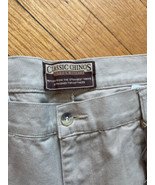 Steve and Barrys Shorts Mens Sz 40 Beige Classic Chinos Cotton - £10.18 GBP