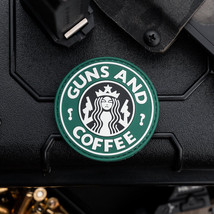 Guns And Coffee PVC Morale Patch - £5.45 GBP