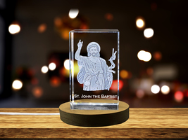 LED Base included |  St. John the Baptist | The Voice Crying Out in the Crystal - £31.28 GBP+