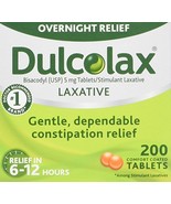 Dulcolax Stimulant Tablets 1 Pack (200 Count) - $575.04 MXN
