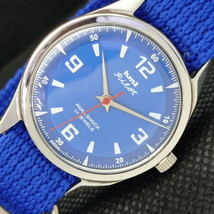 Genuine Vintage Hmt Pilot Winding Indian Mens Blue Dial Watch 610c-a318285-6 - £15.84 GBP