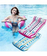 Pool Floats - 2 Pack Pool Floats Rafts,Inflatable Pool Floats for Adult,... - £18.39 GBP