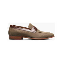 Stacy Adams Gill Moc Toe Saddle Slip On Shoes Mushroom Multi 25651-053 image 7