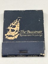 Vintage Matchbook Cover  The Buccaneer Restaurant  Palm Beach Shores, Fl  gmg - £9.31 GBP