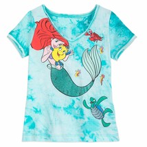 Disney Ariel Tie-Dye T-Shirt for Girls Size M (7/8) Multi - $19.79