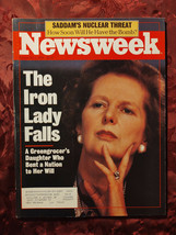 NEWSWEEK December 3 1990 Margaret Thatcher Iron Lady Falls - £6.86 GBP