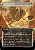 Generous Gift (Borderless) Commander Masters Regular - $37.34 MXN