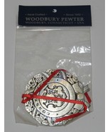Woodbury Pewter CT Connecticut Christmas Ornament - $271.41 MXN